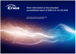 Other Information to the Extended Consolidated Report of ENEA S.A