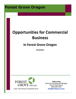 Opportunities for Commercial Business