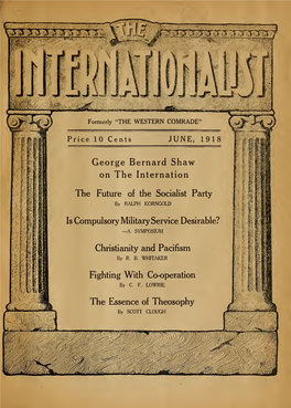 THE INTERNATIONALIST, but Are Asked to Give Credit