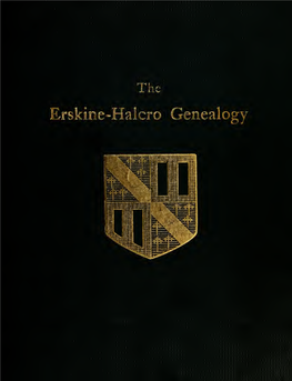 The Erskine Halcro Genealogy