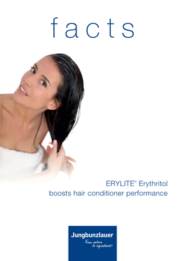 Article: ERYLITE® Erythritol – Boosts Hair Conditioner Performance