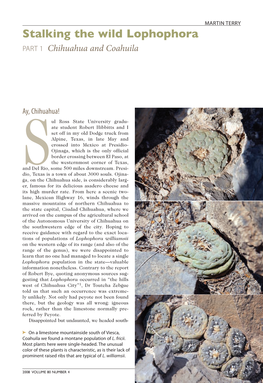 Stalking the Wild Lophophora PART 1 Chihuahua and Coahuila