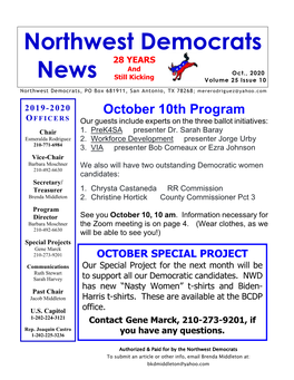 Northwest Democrats News