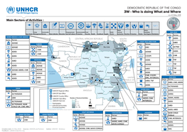 Who Is Doing What and Where As of 31 May, 2018 Main Sectors of Activities