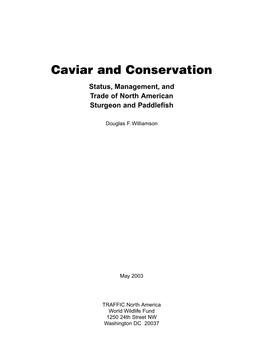 Caviar and Conservation