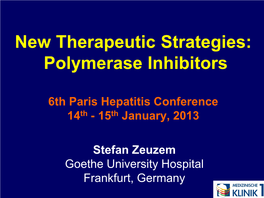 Polymerase Inhibitors