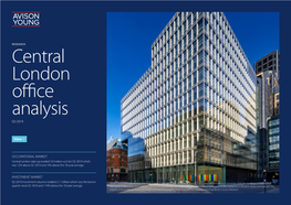 Central London Office Analysis Q2 2019