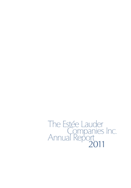 The Estée Lauder Companies Inc. Annual Report 2011