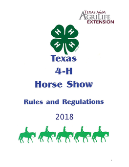 4-H Horse Program Objectives