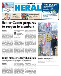 Senior Center Prepares to Reopen to Members