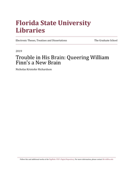 Queering William Finn's a New Brain