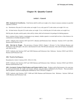 Division of Measurement Standards