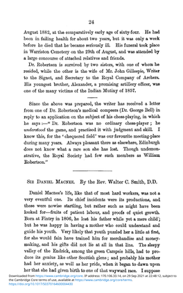 SIR DANIEL MACNEE. by the Eev. Walter C. Smith, D.D