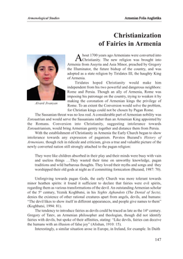 Christianization of Fairies in Armenia