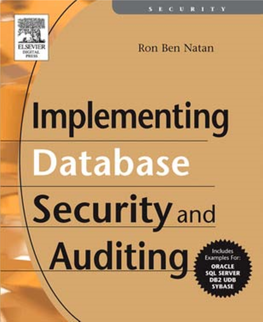 Implementing Database Security and Auditing