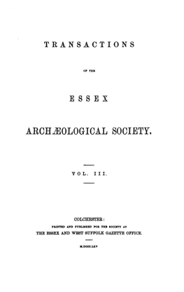 1St Series, Volume 3