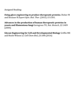 Using Glyco-Engineering to Produce Therapeutic Proteins