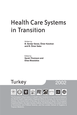 Health Care Systems in Transition I
