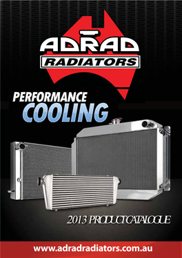 Performance Cooling Catalogue 2013