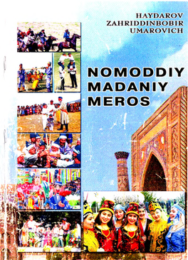 Nomoddiy Madaniy Meros.Haydarov Z.U..Pdf