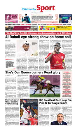 Al Duhail Eye Strong Show on Home Soil