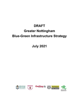 DRAFT Greater Nottingham Blue-Green Infrastructure Strategy