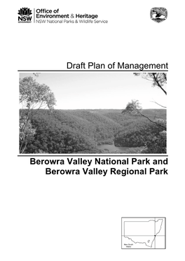 Draft Plan of Management: Berowra Valley National Park and Berowra