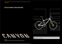 Bicycle Manual Mountain Bike 1 13