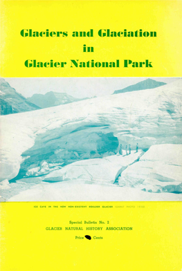 Glaciers and Glaciation in Glacier National Park