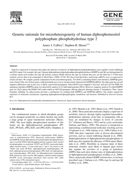 Genetic Rationale for Microheterogeneity of Human Diphosphoinositol Polyphosphate Phosphohydrolase Type 2