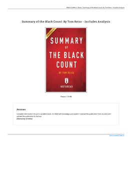 Read PDF // Summary of the Black Count: by Tom Reiss