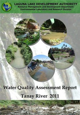 Water Quality Assessment Report Tanay River 2011