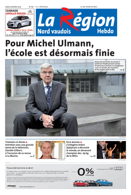 Pour Michel Ulmann, L'école Est Désormais Finie