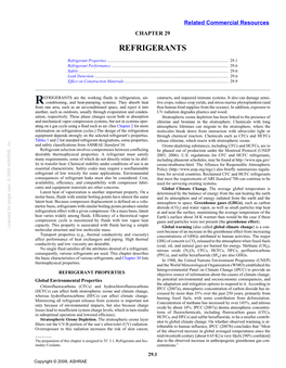 Refrigerants