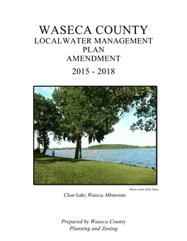 Waseca County Water Plan Cover.Pub