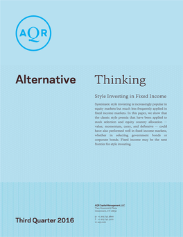 Thinking Alternative