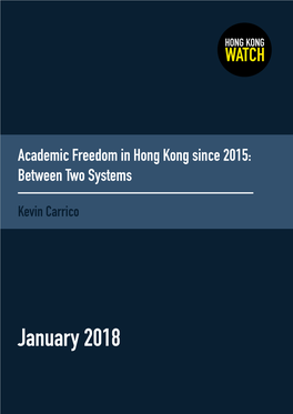 Academic Freedom in Hong Kong Since 2015: Between Two Systems