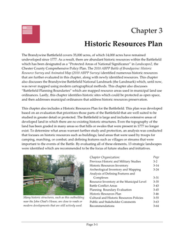 Chapter 3: Historic Resources Plan