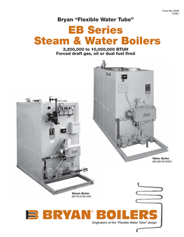 “Flexible Water Tube” EB Series Steam & Water Boilers
