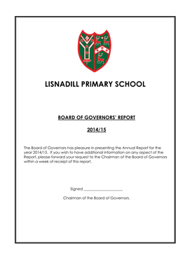 Board of Governors' Report 2014/15