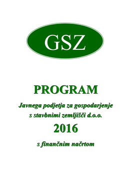 Program 2016
