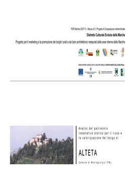 ALTETA (Montegiorgio – FM) / Maggio 2015