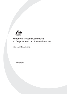 Parliamentary Joint Committee on Corporations and Financial Services