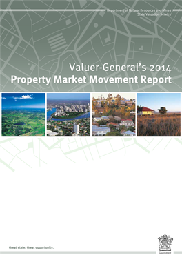 Valuer-General's 2014 Property Market Movement Report