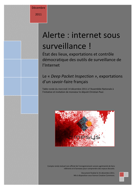 Alerte Internet Sous Surveillance