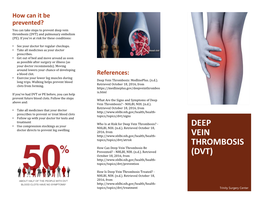 Deep Vein Thrombosis (DVT) and Pulmonary Embolism (PE)