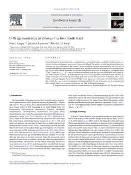 U-Pb Age Constraints on Dinosaur Rise from South Brazil