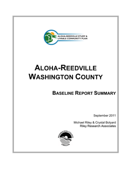 Aloha-Reedville Washington County