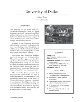 University of Dallas