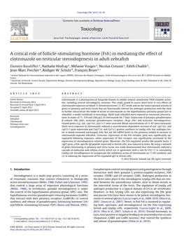 A Critical Role of Follicle-Stimulating Hormone (Fsh) in Mediating the Effect Of